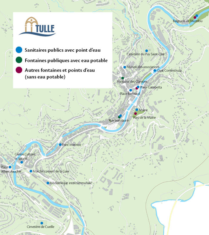 Plan points d'eau