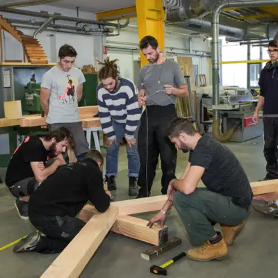 Des apprentis à l'occasion d'un cours